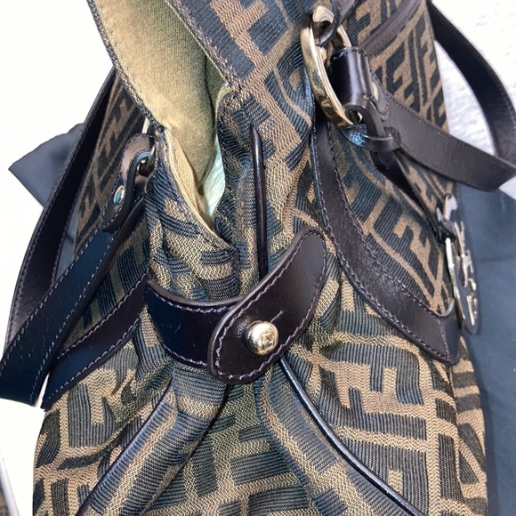 FENDI~Authentic Zucca Chef bag - Picture 8 of 13